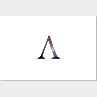 Lambda Greek Letter Posters and Art